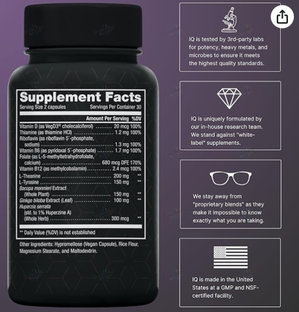 NOVIQ 11-in-1 Nootropic Supplement - Image 3